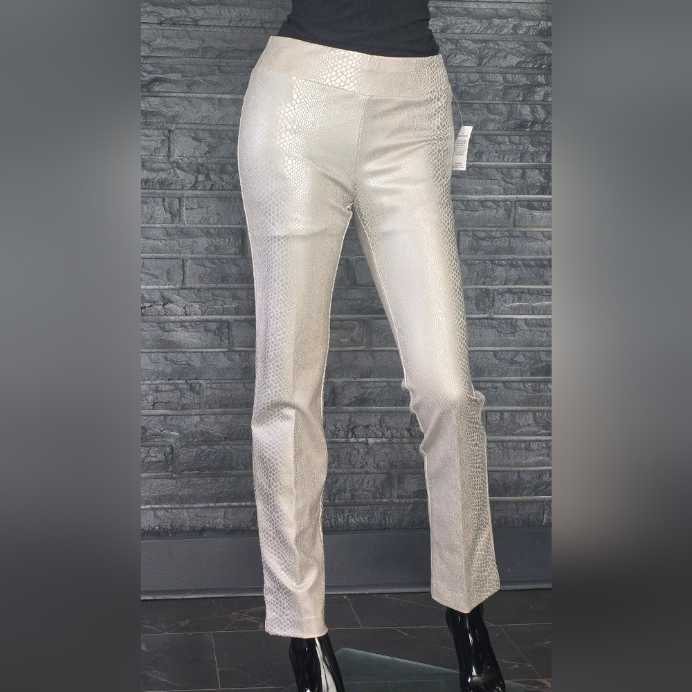 Stein Mart Leggings Pull On Silver Size 8